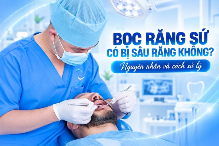 Bọc răng sứ có bị sâu không? Nguyên nhân và cách xử lý
