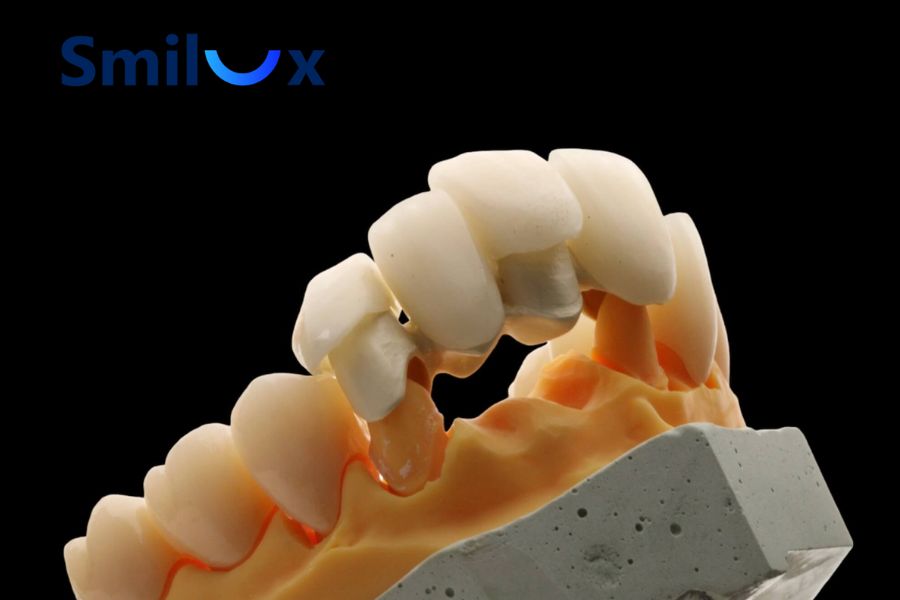 Một khoảng trống nhỏ cũng dễ dàng khiến thức ăn mắc vào cầu răng
