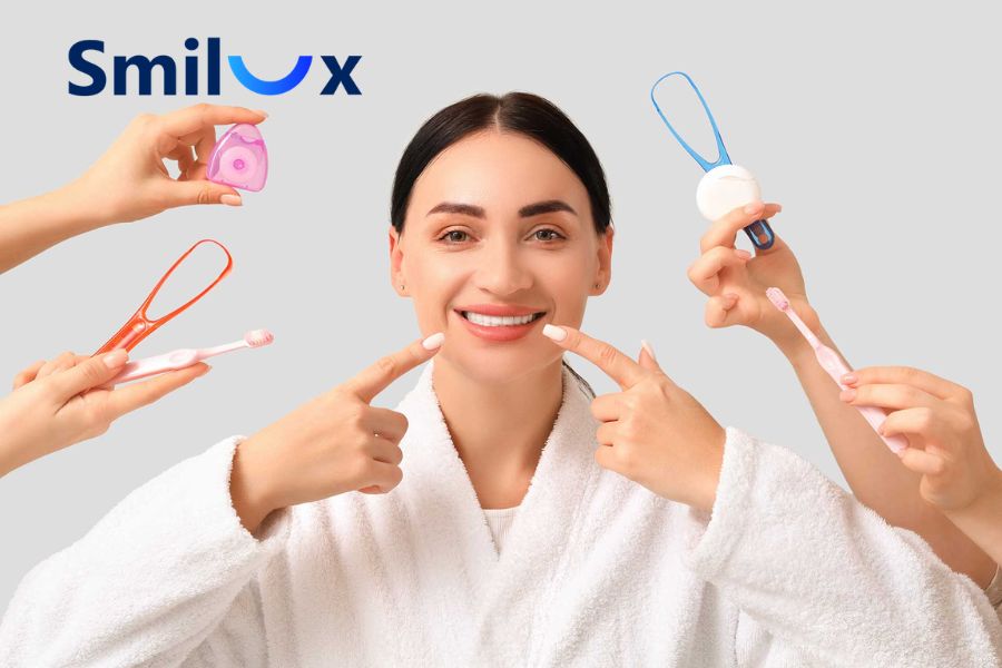 Vệ sinh răng miệng sai cách là nguyên nhân khiến cầu răng sứ bị hở