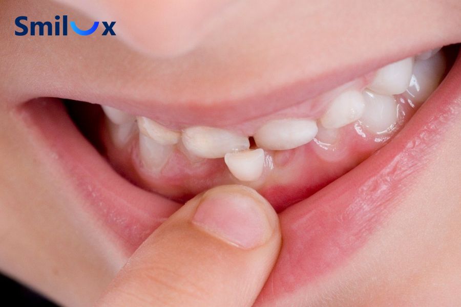 Răng lung lay thường liên quan đến bệnh nha chu, tiêu xương ổ răng hoặc sang chấn khớp cắn