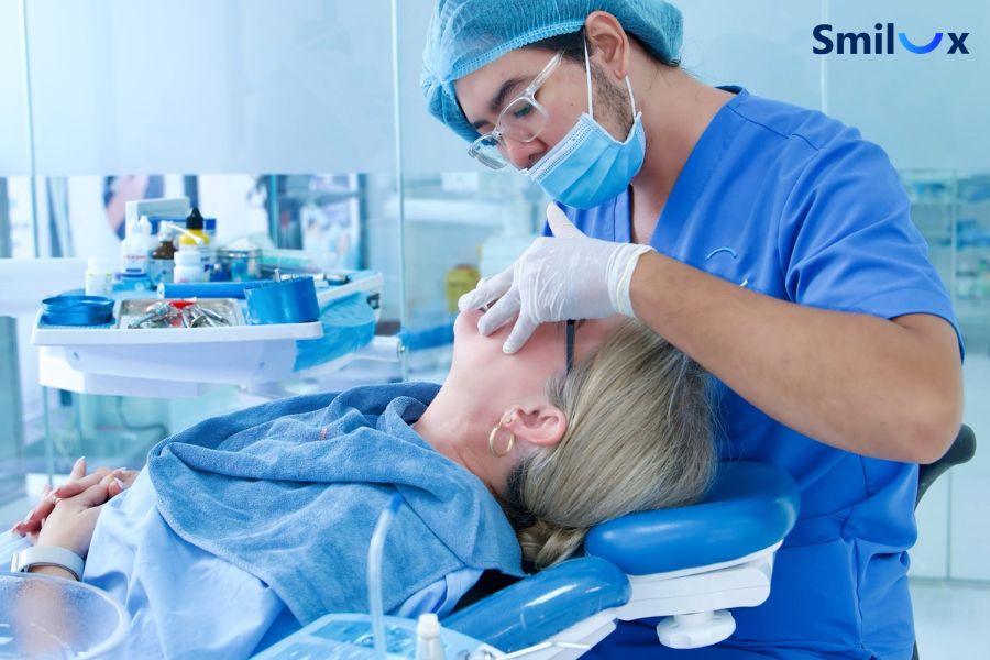 Quy trình dán răng thưa chuẩn y khoa tại Smilux
