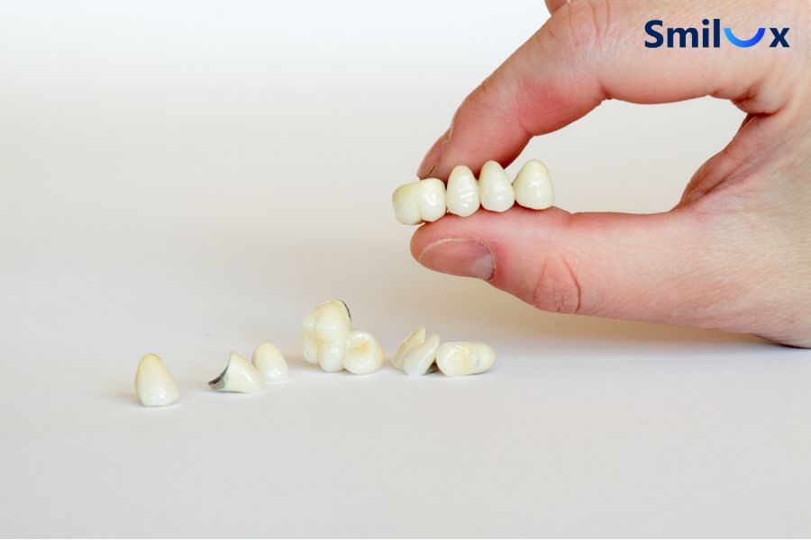 Sử dụng chất liệu mão sứ bọc kim loại dễ dẫn đến tình trạng bọc răng sứ chân răng bị đen