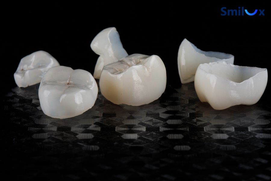 Độ bền của răng lấy tủy bọc sứ còn phụ thuộc vào chất liệu mão