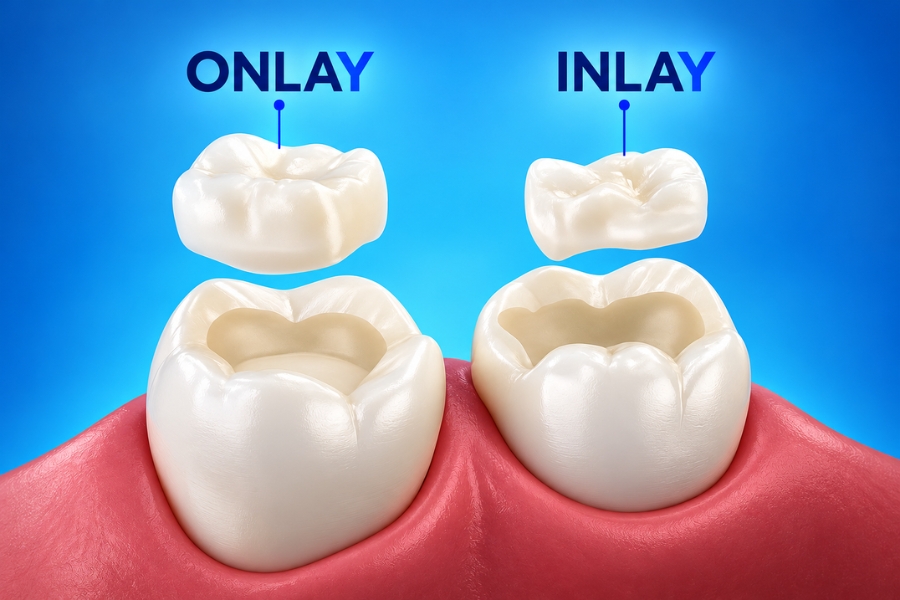 Trám Inlay/Onlay sứ
